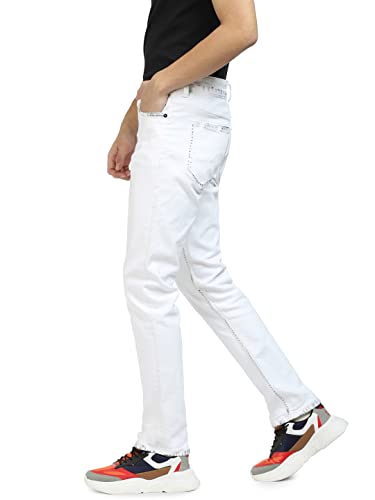 Jack & Jones Men's Slim Fit Jeans | Low Rise | Jeans for Men White