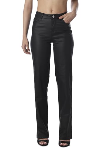 ONLY Women's Straight Pants (15359203- Black