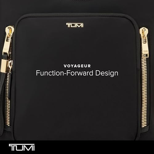 TUMI Voyageur Tyler Crossbody, Black/Gold, One Size, Voyageur Tyler Crossbody
