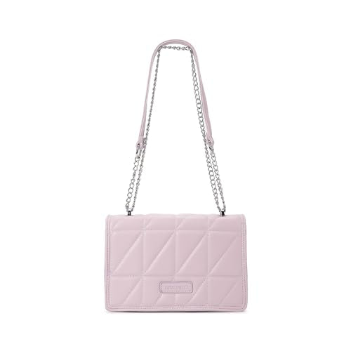Fastrack Casual Sling Bag with Magnet Button Closure for Girls, Small Size with Internal Organiser, Handheld Design and Metal Chain Sling