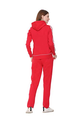 In Love Women's Cotton Blend Plus Size Comfortable Casual Wear Full Sleeves Chrismatic Cherry XXL