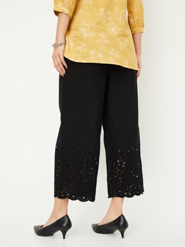 Max Women's Regular Pants (VKFBSP25SY_Black