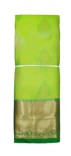 VFCollections Women's Traditional Handloom Kanchipuram Silk Pure Pattu Sarees | Rich Zari Woven Design | Bridal Saree | Unstitched Blouse -3