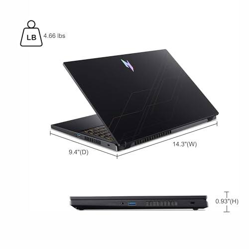 acer Nitro V 15 Gaming Laptop 15.6" FHD IPS 165Hz Intel 8-core i5-13420H 16GB RAM 512GB SSD GeForce RTX 5050 GDDR7 DLSS4 (Up to 440 AI Tops) Backlit Thunderbolt WiFi6 Win11 ICP Hub