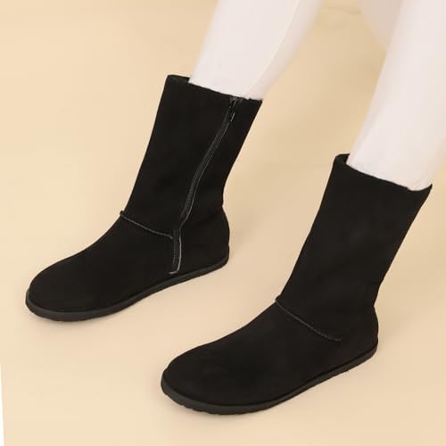 YOHO Slays Model 004 Uggs Boots for women | Plush fur lining | Incredibly soft against your skin | Stylish Casual Shoes|Comfortable Fit | Classic Black - UK 5