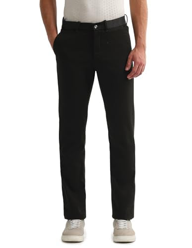 Arrow Sports Men's Regular Casual Pants (ASAKTR2697_Olive