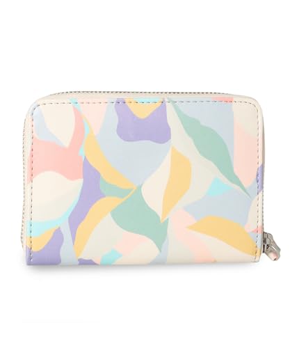 Puma Womens, PREMIU FLORAL Wallet, Warm White-Light Lavender, One Size (9210401)