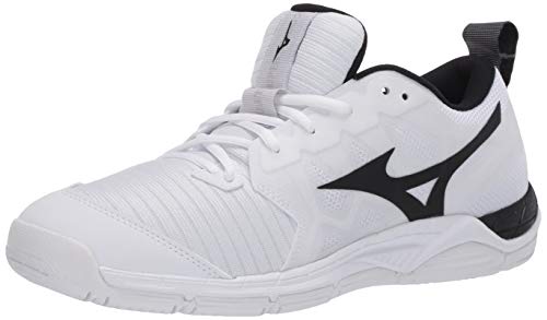 Mizuno Wave Supersonic 2 Womens Volleyball Shoe, White/Black