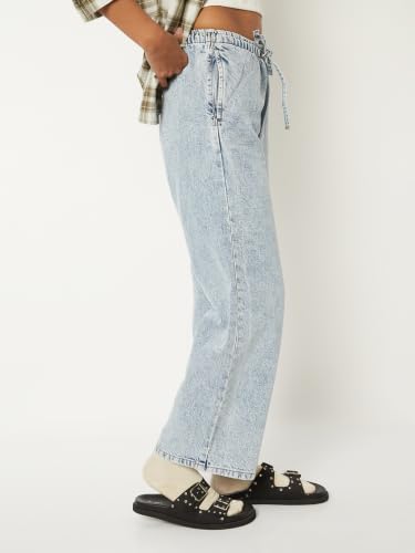 Max Women Light Wash Denim Jeans (Blue_XL)