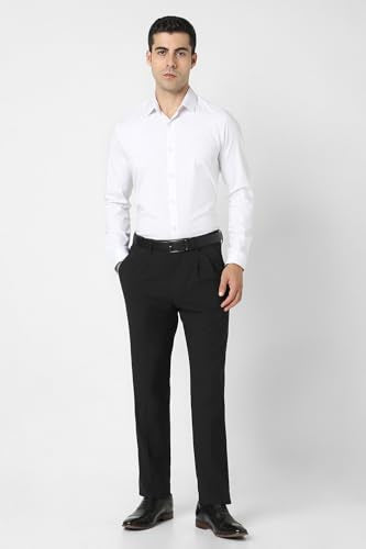 Van Heusen Men's Regular Work Utility Pants (VHTPFCPBP75394_Black