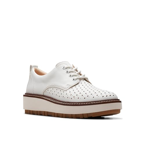 Clarks OriannaW Move Off White Lea