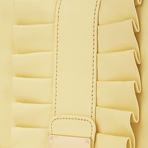 ACCESSHER stylish trendy Yellow Solid Sling Bags for girls and women