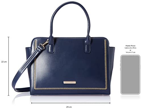 Caprese womens POPPY S Medium NAVY Satchel
