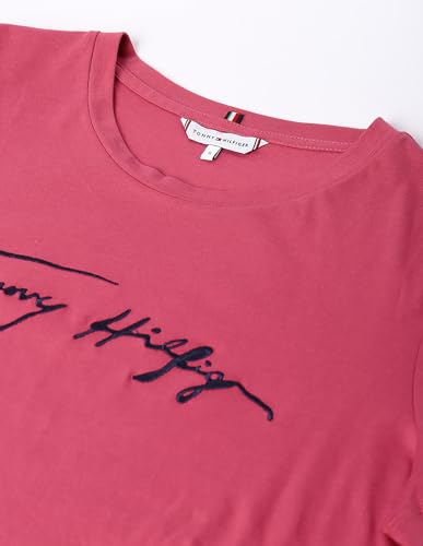 Tommy Hilfiger Womens Pink Color T-Shirt (S)
