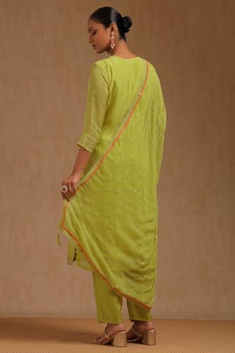 Soch Women's Organza Salwar Suit Set (SMUA5CD2086_Light Green