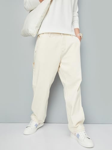 Max Men's Skinny Jeans (DMSLFFE2302NCOFF White_Off