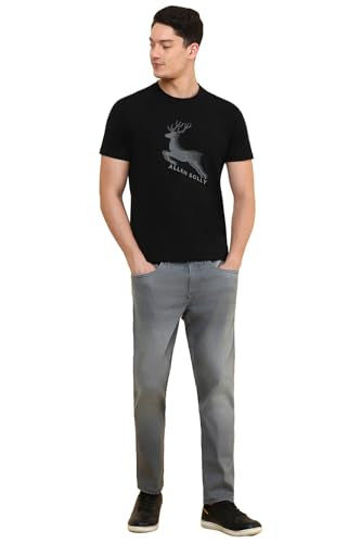 Allen Solly Men Grey Mid Wash Jeans