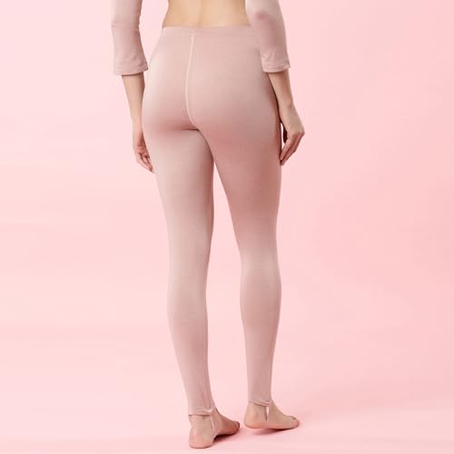 Enamor Women's Thermal Legging with Sweat Wicking and Antimicrobial Finish Slim Bottom -TH06