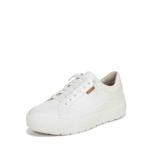Dr. Scholl's Shoes Womens Time Off Go, White Smooth, 6.5