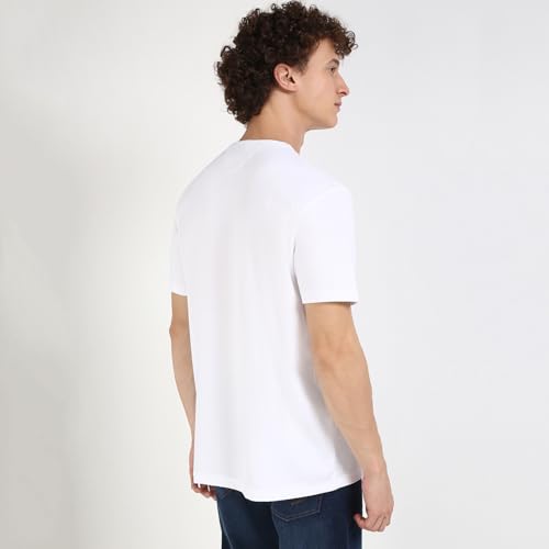 Tommy Hilfiger Solid Regular-Fit Cotton T-Shirt White