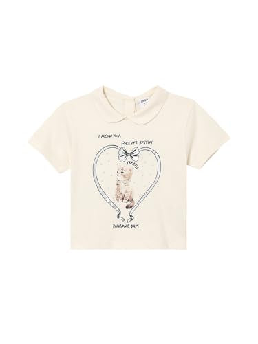 Max Girls Printed Top (Off White_3-4 Y)