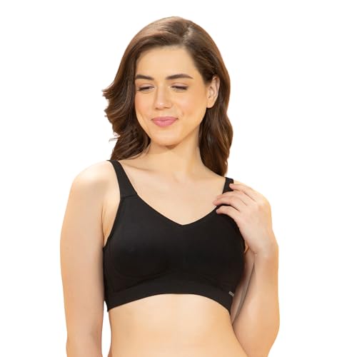 Amante Bras Non Padded Non Wired Minimiser Bras BRA107201C129338DD Black