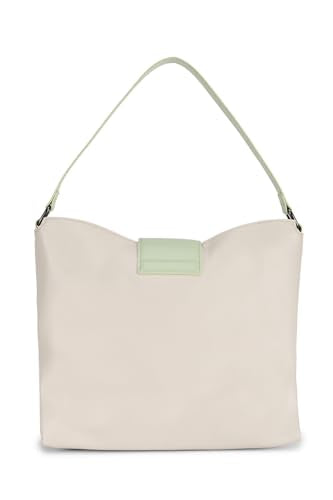 Van Heusen Women Beige Solid Casual Handbag