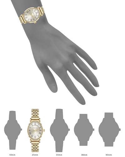 Anne Klein Women's Bracelet Watch, Gold, Classic