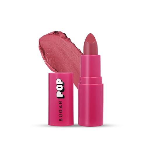 SUGAR POP Matte Lipstick - 01 Taupe (Dusty Rose) – 4.2 gm – Non-drying Formula, Long Lasting, Vegetarian, Paraben Free l Lipstick for Women