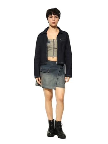 ONLY Women's Regular Fit Blue Jacket