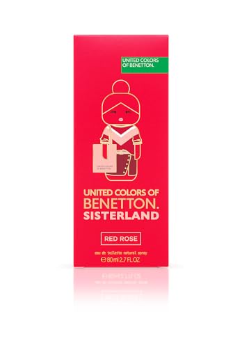 UNITED COLORS OF BENETTON Women Sisterland Red Rose Eau De Toilette 80Ml