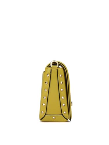 Da Milano Genuine Leather Yellow Sling Bag (01604) (Small)