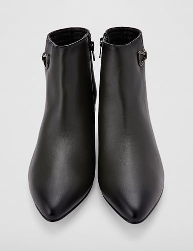 Metro Women Olive Leather Ankle Boot UK/4 EU/37 (31-81)