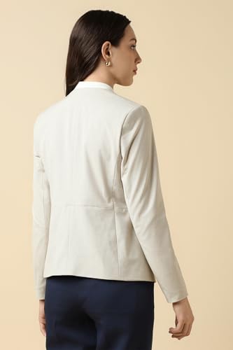 Allen Solly Women Beige Blazer