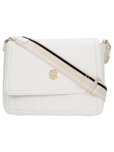 Solid White Pu Sling Bag