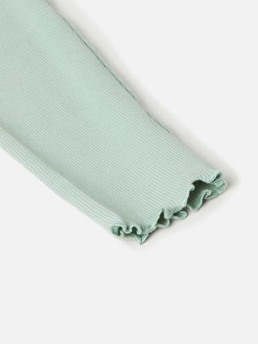 Max Girls Textured Leggings (Green_2-3 Y)