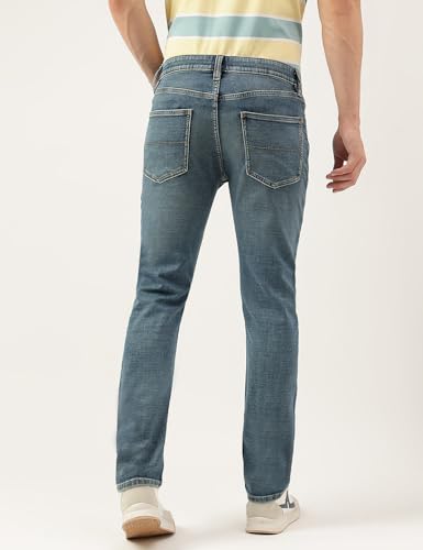 Marks & Spencer Men's Straight Jeans (T171277ILIGHT Blue_Light