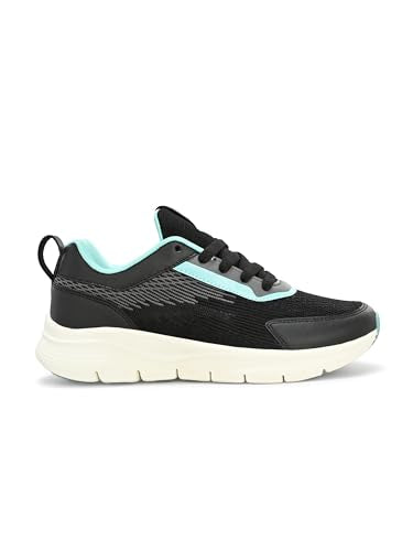 OFF LIMITS Women Cloudpro II Running Shoes,Black/Aqua,4 UK