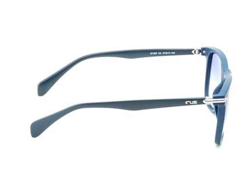 IRUS Men Square sunglasses | 100% UV protection | Medium Size | Blue Gradient Polycarbonate lens