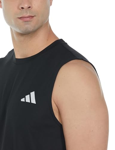 adidas Men Adi365 B Tank M Sports Tops, Black, Large
