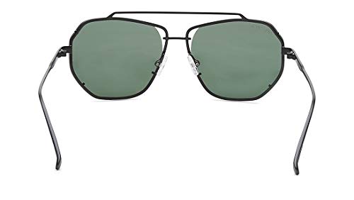 Fastrack Sunglasses |Geometric Green |Polarised | Medium