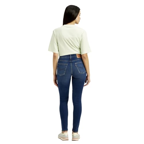 Levi's Women's High Rise 721 Skinny Dark-Blue Jeans