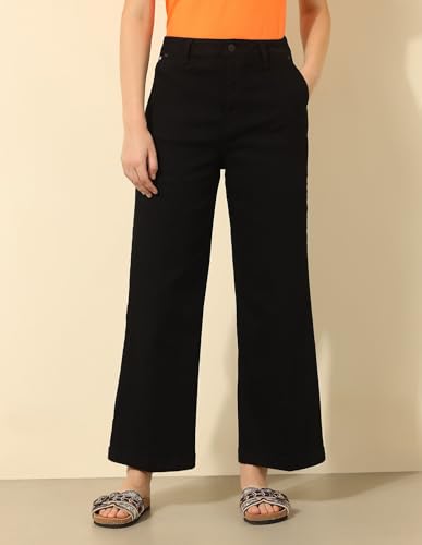 U.S. POLO ASSN. Women's Loose Jeans (UWSS25JEN298 Black