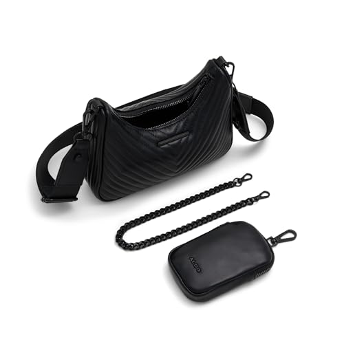 ALDO Kittani Crossbody Bag, Black/Black, Black/Black, S, Kittani Crossbody Bag