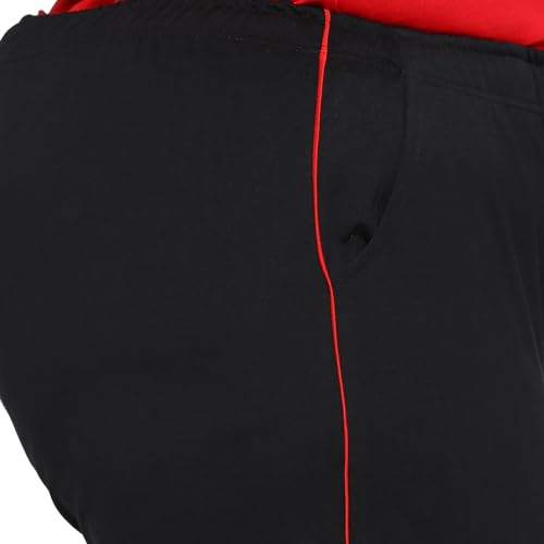 VAISHVIK Women Plus Size Calf Length Pants - Kala 4XL 44 Waist inches Jet Black