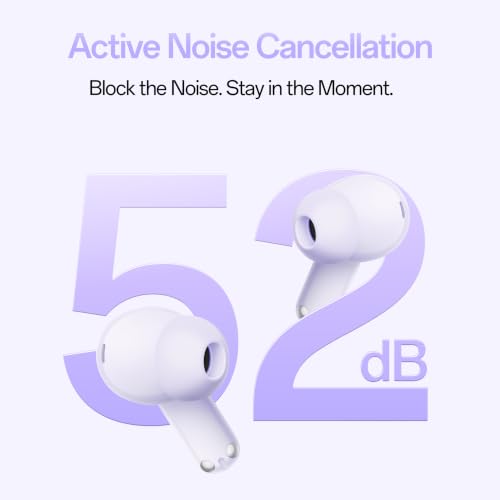 Oppo Enco Air 5 True Wireless Noise Cancelling Earbuds with 52dB Real time ANC,Upto 54Hrs Playtime,Triple-Mic AI Clear Call,Low Latency,Fast Charging.(Midnight Black)