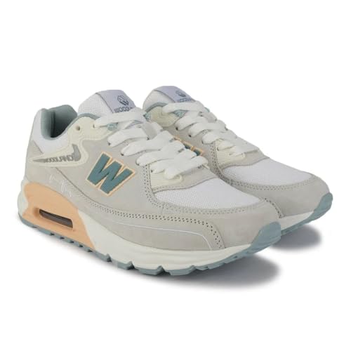Woodland Women Lgrey/Pink Casual Sneakers
