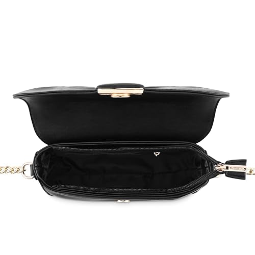 Fastrack Solid PU Zipper Closure Women's Party Sling Bag