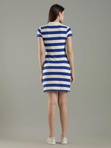 Cotton Polo Collar T-Shirt Dress