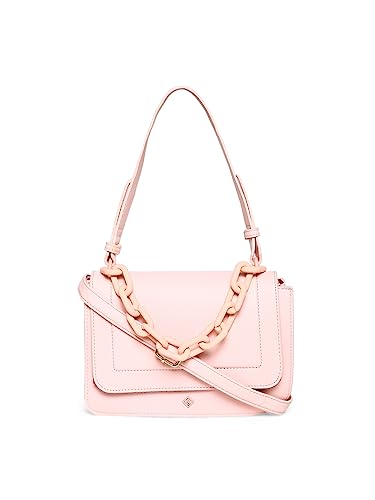 Call It Spring Chainned Women's Light Pink Shoulder Bag